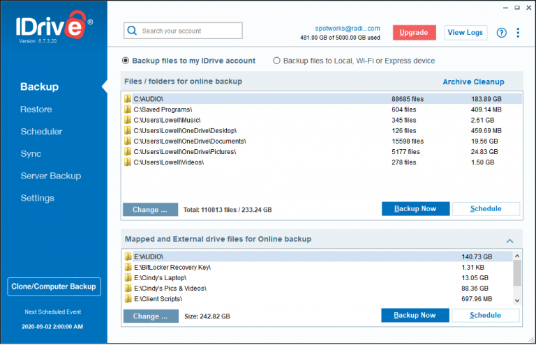 idrive online backup review